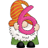 Number Six Gnome