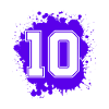 10 Zahl Klecks