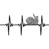 Heartbeat for jogging snail