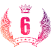 6 Number crown