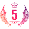5 Number crown