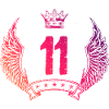 11 Number crown