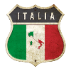 Italia Stemma Bandiere Design