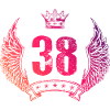 38 Zahl Krone