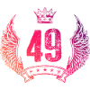 49 Number crown