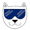 Un chat avec lunette