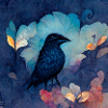 Beautiful raven