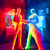 Neuromancer vs. Wintermute, cyberpunkstyle