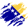 Flag Bosnia Bosnian