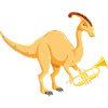 Dinosaur Motif for Paleontologists