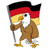 Adler Deutsche Fahne Germany