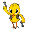 Chicks with pistol