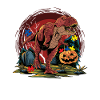 Dinosaur Pumpkin Autism Puzzle Autism