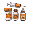 Syringe Capsules Nurse Halloween Party
