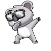 Dabbing Koala With Sunglasses