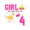 Parasaurolophus Design Dinosaur Birthday