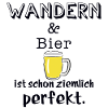 wandern und bier
