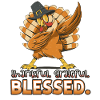 Blessed Dab Dabbing Turkey Thanksgiving