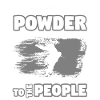 snowboard powder people