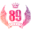 89 Number crown