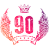 90 Number crown