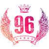 96 Number crown