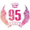 95 Number crown
