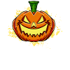 Spooky Pumpkin Face Halloween