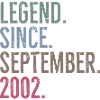 Legend Since September 2002
