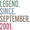 Legend Since September 2001