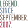 Legend Since September 2007