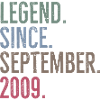 Legend Since September 2009