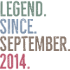 Legend Since September 2014