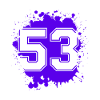 53 Zahl Klecks