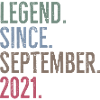 Legend Since September 2021
