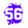 56 Zahl Klecks