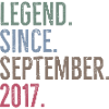 Legend Since September 2017