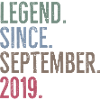 Legend Since September 2019