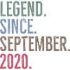 Legend Since September 2020