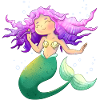 Little Mermaid Sea Girl Design