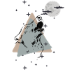 Wolf to the moon