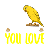 Funny Canary Saying / Bird