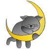 Monde, Katzen design, schlafend