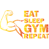 EAT SLEEP GYM REPEAT
