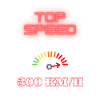 Top speed over 300km/h