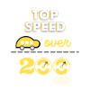 Top speed over 200km/h