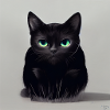 grummelige katze