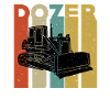 Retro Bulldozer T-Shirt