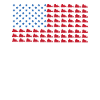 USA Bulldozer Flag