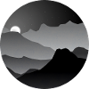 Dunkle Landschaft